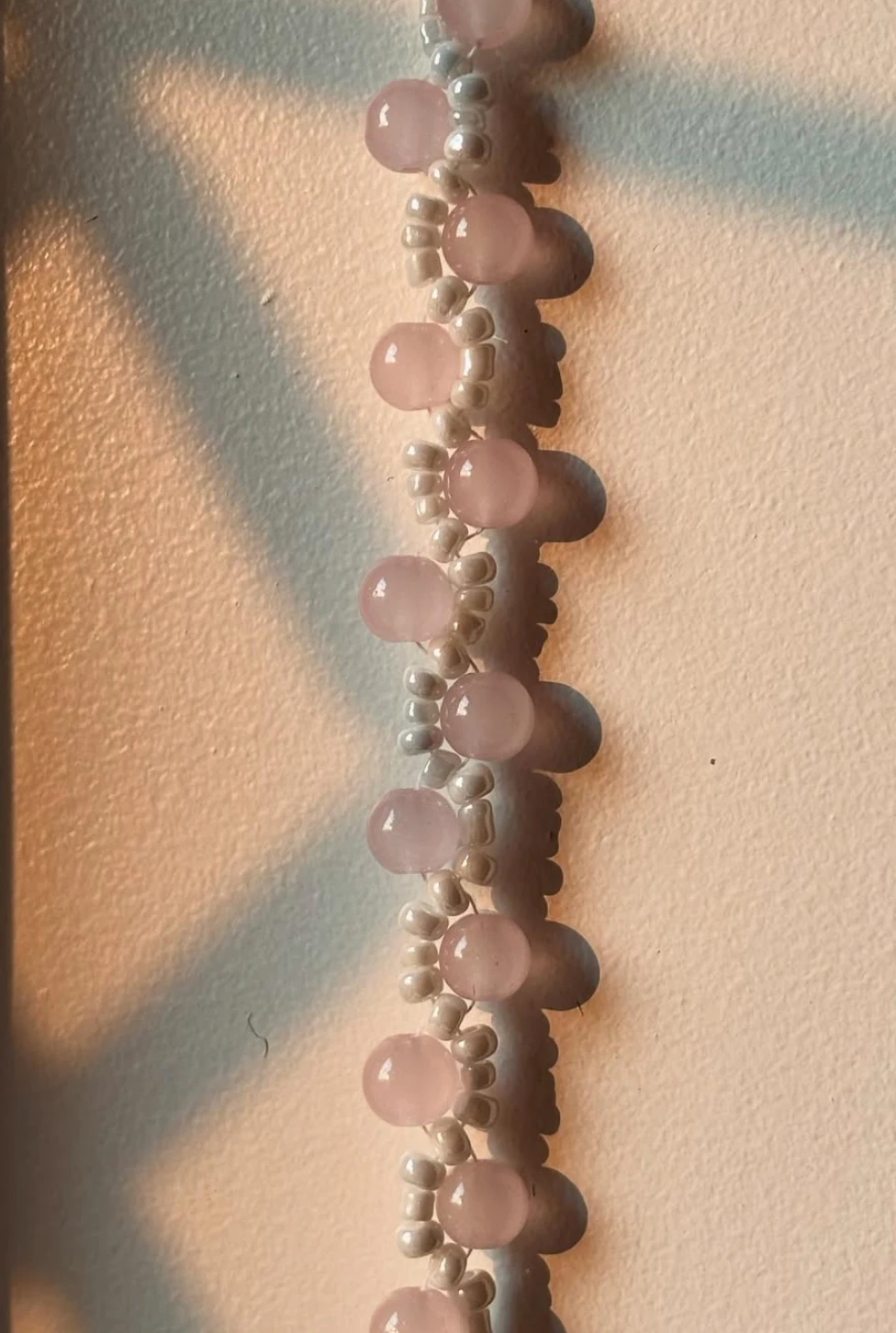 BLUSH PINK SPIRAL BRACELET