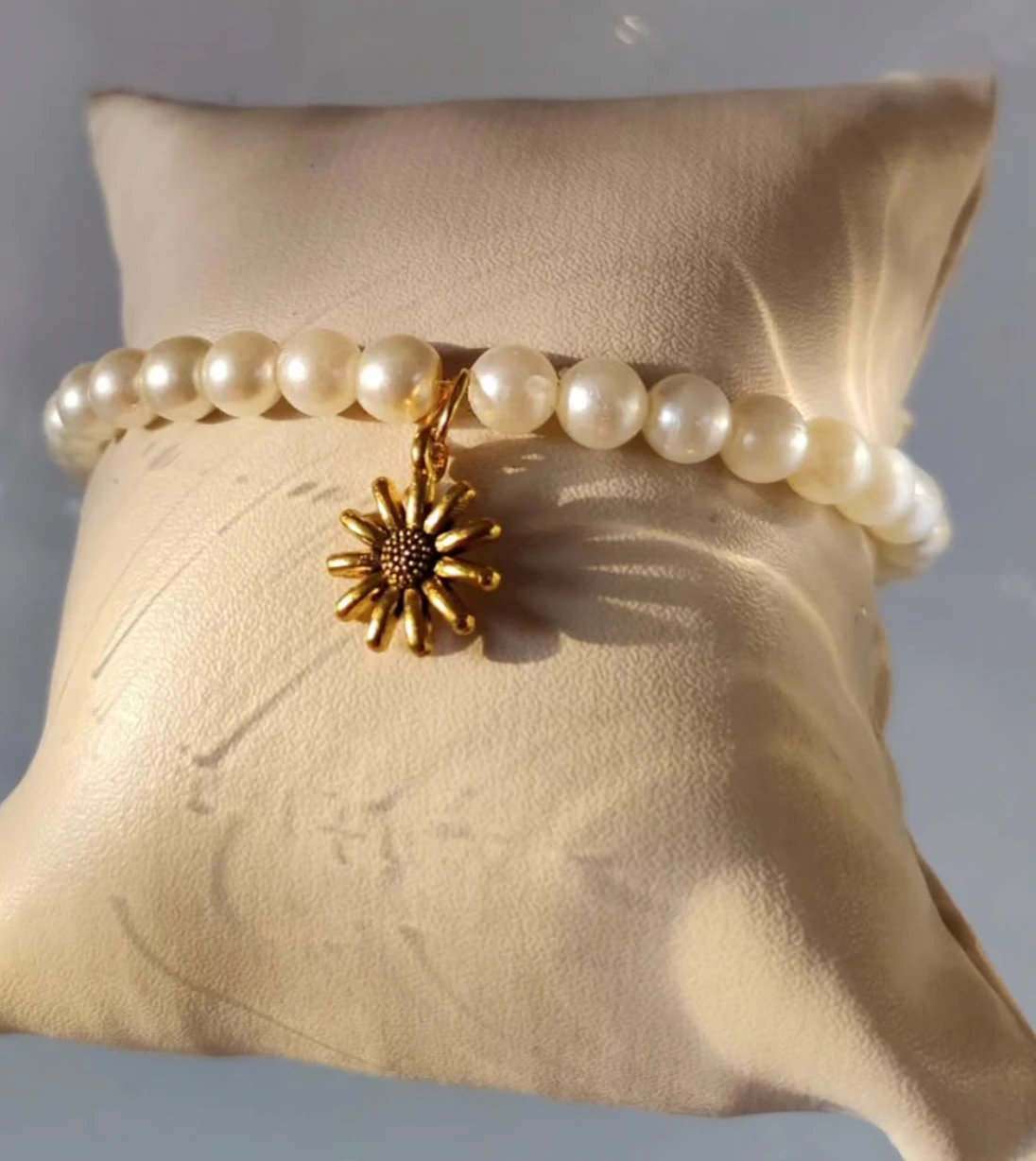 SUNFLOWER CHARM BRACELET