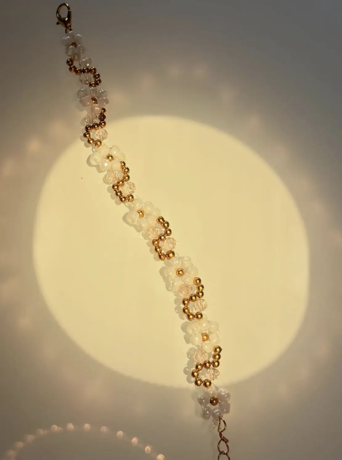 BLUSH FLORAL BRACELET