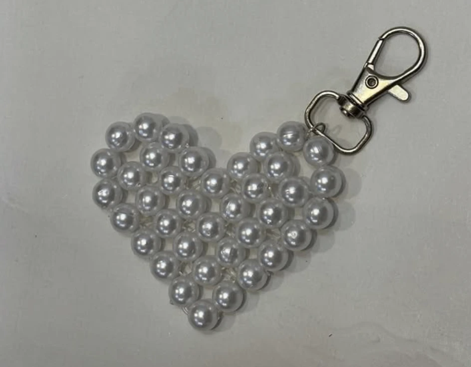  HEART OF PEARLS CHARM